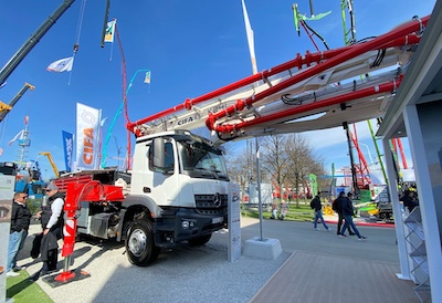 Autopompe de beton CIFA în clasa de 20 de metri