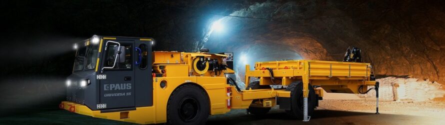 Noul vehicul Paus UNIVERSA 55 – pentru aplicații miniere subterane