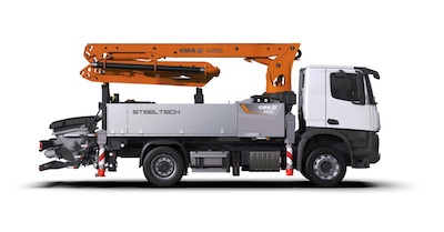 Autopompe de beton CIFA în clasa de 20 de metri