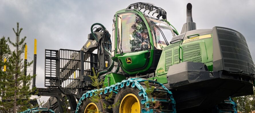 The 1610G forwarder strengthens John Deere forest machines’ traditional G Series