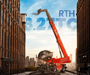 Magni prezintă noul telehandler rotativ RTH 8.27 TC