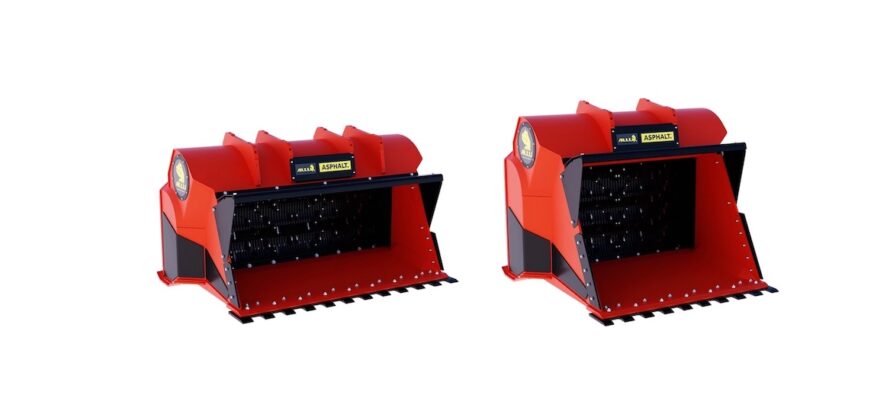 ALLU Asphalt: cupe speciale pentru reciclarea asfaltului