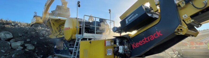 Utilaje de concasare și sortare Keestrack, profitabile și sustenabile