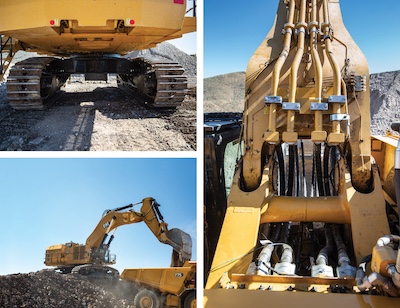 Noul design al excavatorului hidraulic minier Cat 6015 crește timpii de funcționare