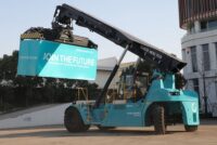 Konecranes expands its electric portfolio with the new reach stacker