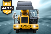 New XE 4100 highway speed wheeled excavator by Gradall