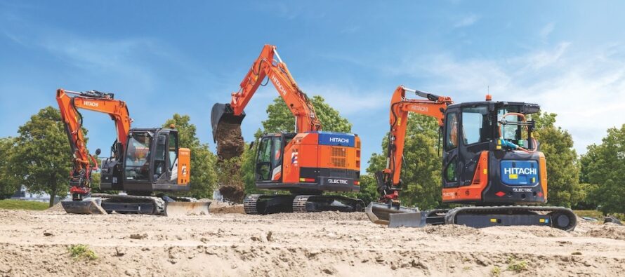 Hitachi expands electric range with ZX135-7EB excavator