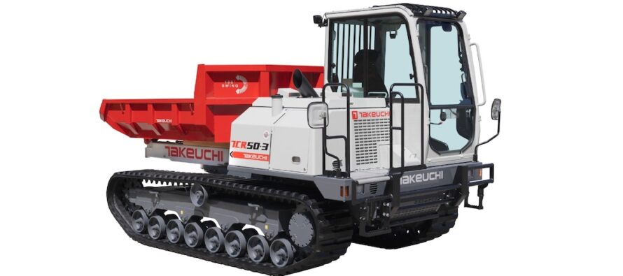 TCR50-3 is the next evolution in Takeuchi’s crawler dumper lineup