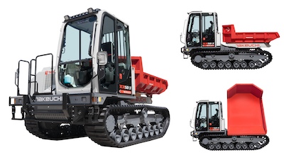 TCR50-3: a treia generație de dumpere pe șenile Takeuchi