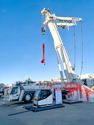 Grove a prezentat o nouă macara all-terrain de top la Conexpo 2026