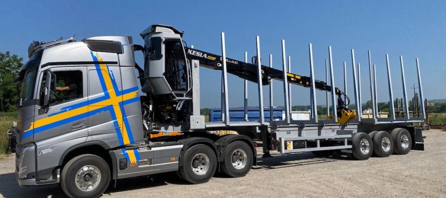 Kesla updates KESLA 2225 and 2228 tree length cranes