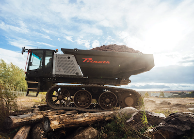 Prinoth lansează dumperul pe șenile Panther T23r cu tren de rulare PowerForce