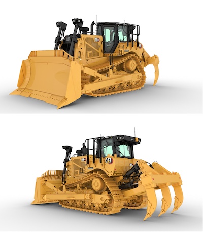 Noul Cat D8 XE extinde gama Caterpillar de buldozere cu transmisie electrică