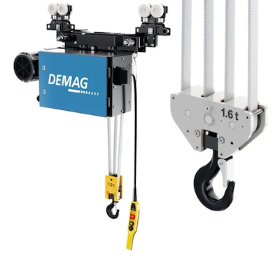 Demag prezintă la LogiMAT 2026 noul electropalan cu bandă Demag DBH 