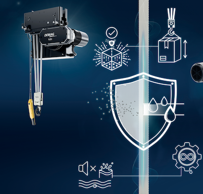 Demag prezintă la LogiMAT 2026 noul electropalan cu bandă Demag DBH 