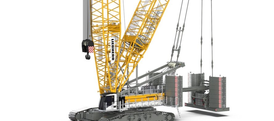Liebherr a îmbunătățit macaraua pe șenile LR 1400.1 SX cu braț derrick