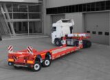 Kässbohrer lansează o semiremorcă cu platformă joasă și axe pendulare dezvoltată intern pentru transport heavy-duty