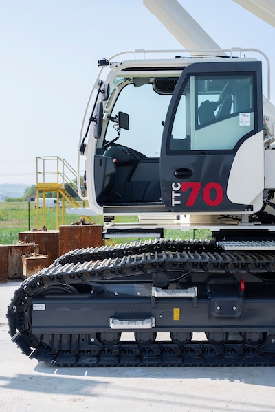 Raimondi introduce prima sa linie de macarale telescopice proiectate de Terex Rough Terrain Cranes
