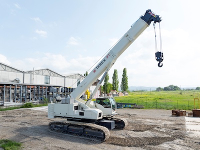 Raimondi introduce prima sa linie de macarale telescopice proiectate de Terex Rough Terrain Cranes 