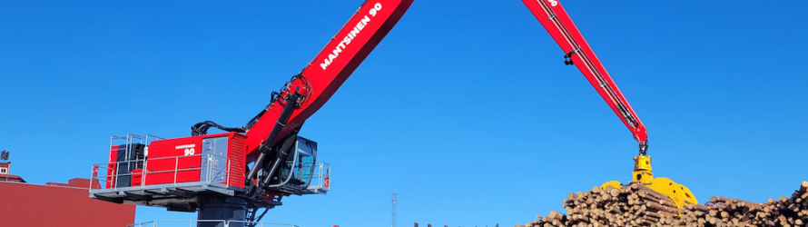 Mantsinen prezintă noul manipulator Mantsinen 90 cu sistem de control GEN3