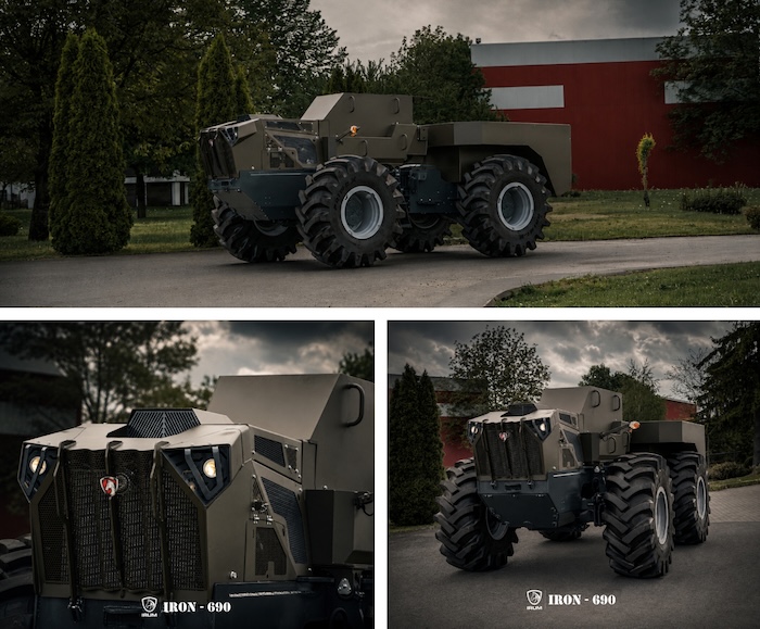 IRUM prezintă drona terestră autonomă IRON-690