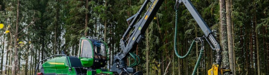 Utilajele forestiere John Deere seria H cresc productivitatea și eficiența operațională