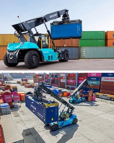 Konecranes prezintă platforma modulară Generation D, odată cu lansarea globală a noilor reach stackere