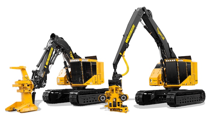 Tigercat lansează seria ușoară și compactă de utilaje forestiere pe șenile 820