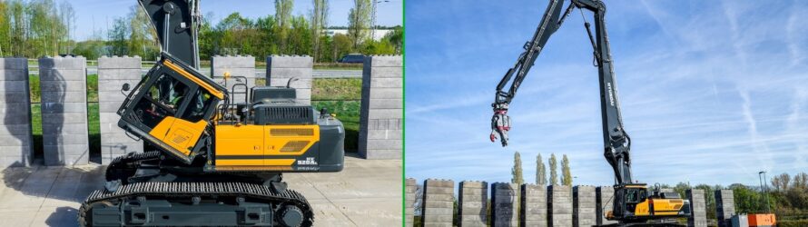 Hyundai colaborează cu STC pentru dezvoltarea unui excavator pentru demolare la mare înălțime
