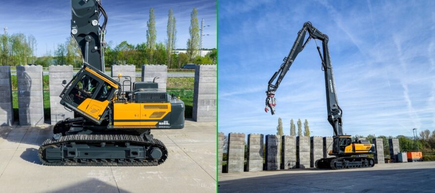 Hyundai colaborează cu STC pentru dezvoltarea unui excavator pentru demolare la mare înălțime