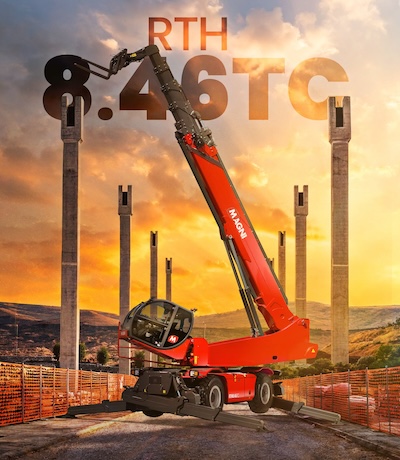 Magni TH prezintă noul telehandler rotativ RTH 8.46 TC