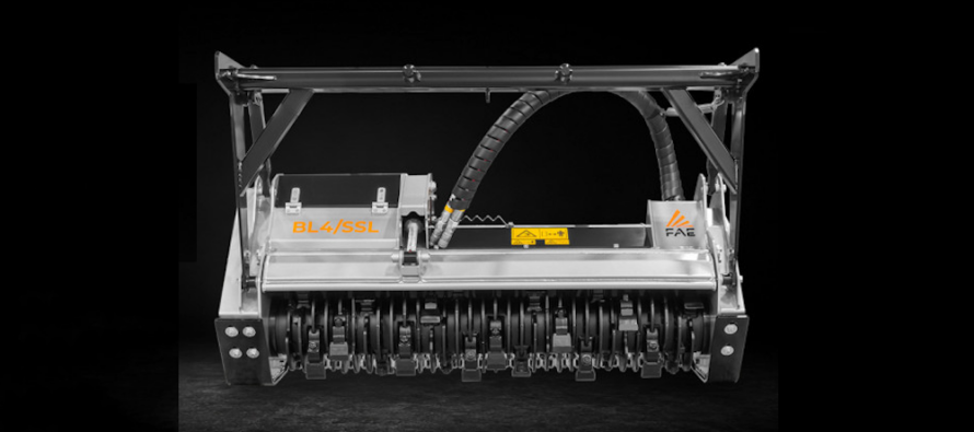 FAE introduce mulcerul forestier BL4/SSL pentru skid steere de până la 135 hp
