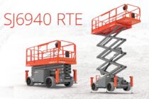 SJ6940 RTE e cea mai mare nacelă foarfecă electrică Skyjack pentru teren accidentat