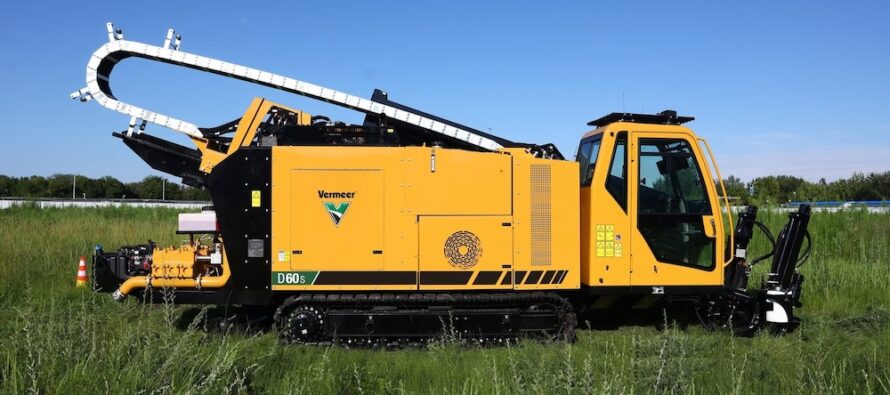 The new Vermeer D60S horizontal directional drill delivers power, efficiency and operator comfort