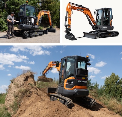 Develon a lansat noul miniexcavator modernizat DX35Z-7