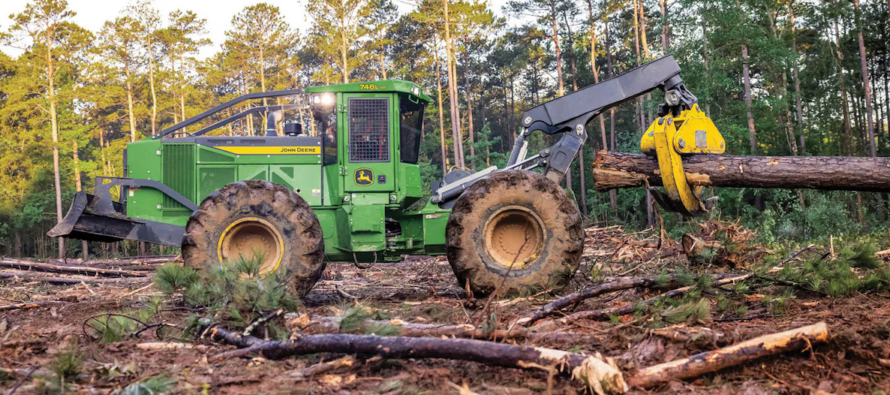Seria L-III de tractoare articulate forestiere John Deere oferă noi niveluri de confort și eficiență