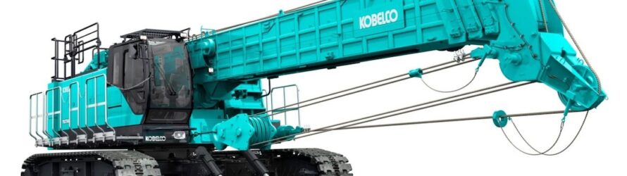 Kobelco lansează pe piața europeană noua macara pe șenile cu braț telescopic TKE750GLB