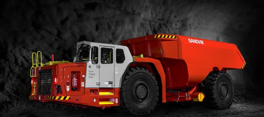 Sandvik lansează camionul pentru operațiuni subterane Toro TH663i I Gen2