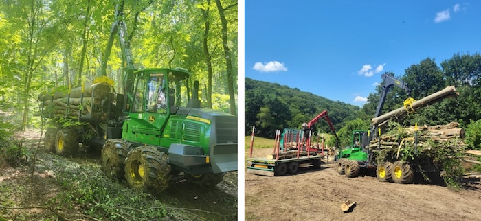 ELMAS a livrat un forwarder John Deere 1510G de ultimă generație către Borsilv