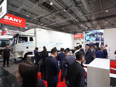 SANY TRUCK a expus în premieră la IAA 2026 gama de camioane electrice gata pentru producția de serie