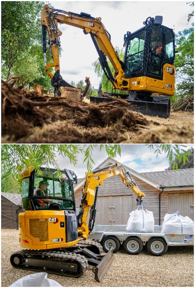Noile miniexcavatoare Cat 302.4 Compact Radius și 302.6 aduc performanțe îmbunătățite 