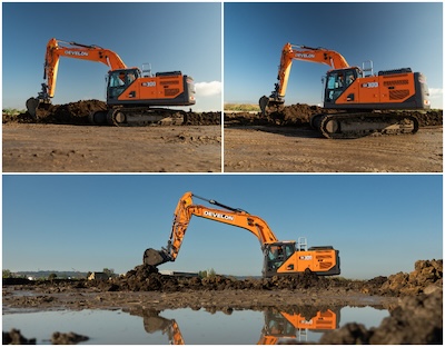 Develon adaugă un al cincilea model în noua gamă de excavatoare Seria 9 
