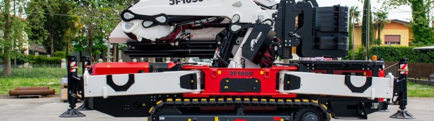 New Jekko JF1050 articulated crawler crane