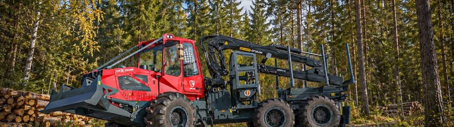 IRUM a lansat la Interforst noul concept de tractor forestier TAF X-Combi, dezvoltat în România